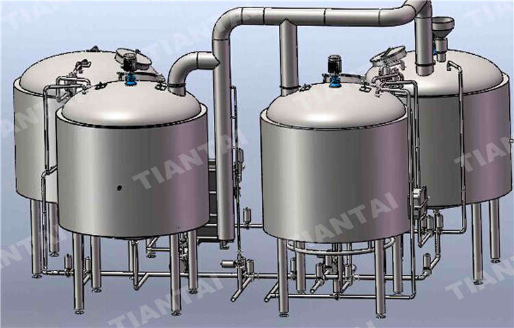 90 bbl stainess steel brewhouse system